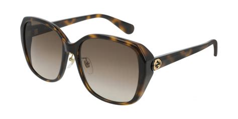 Gucci™ GG0371SK 002 57 Havana Sunglasses 